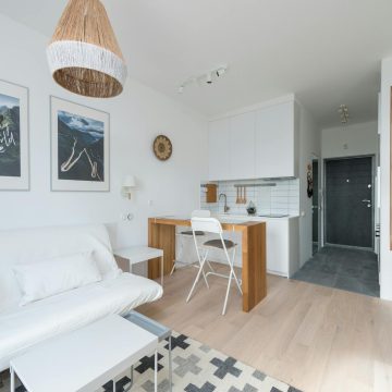 garzonlakás berendezése