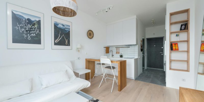 garzonlakás berendezése